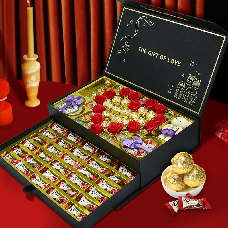 Dove Classic Chocolate & Candy Double Layer Gift Box