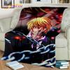 Cartoon HD HxH Anime Hunter×Hunter Blanket,Soft Throw Blanket for Home Bedroom Bed Sofa Picnic Travel Office Cover Blanket Kids