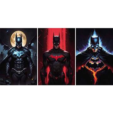 Animazione 3D poster tridimensionale gradiente raster pittura poster di Spider-Man Iron Man raster nudo