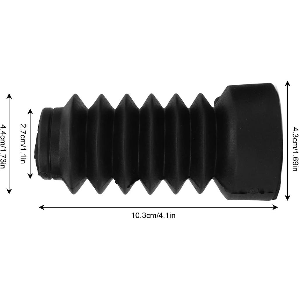 KIMISS 2PCS Motorcycle Front Fork Dust Cover, for DIO 18/27/28/34/35, Shock Absorber Boot, Rubber Replacement, Shock Damping Guard