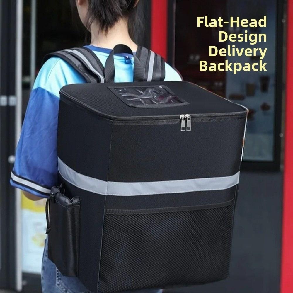 35L Commercial Delivery Box Large Capacity Picnic Bag Thermal Storage Backpack  Outdoor