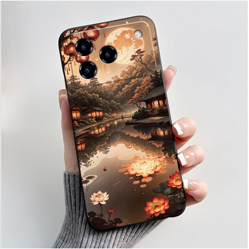 For ZTE Blade A76 4G /ZTE Blade A36 Case Cute Love Rabbit Cartoon Black Soft Silicone Protect Cover For ZTE A76 A36 Phone Casing