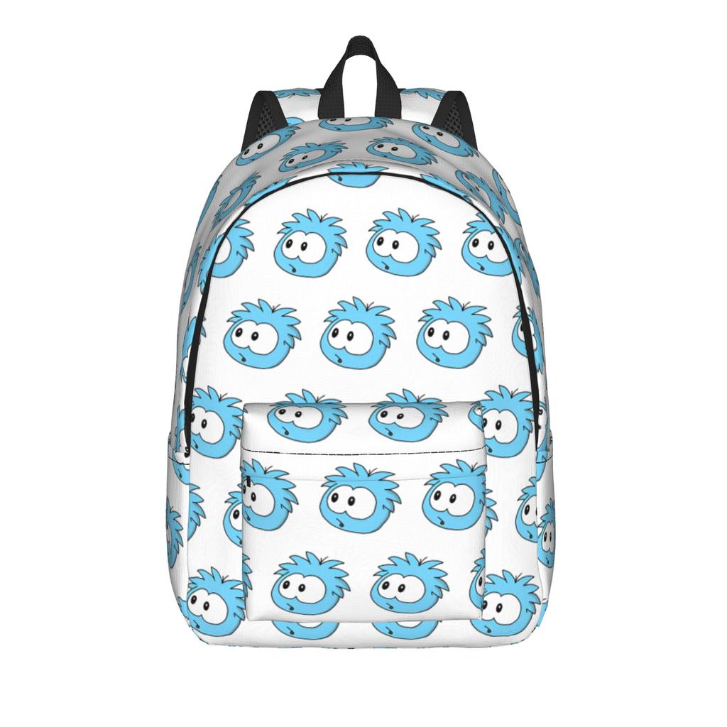 Green Puffle Fashion Backpack with Pocket Student Hiking Travel -Intro Daypack for Men Women Laptop Shoulder Bag