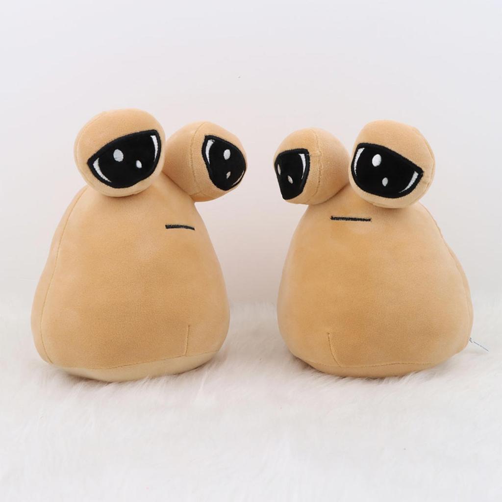 My Pet Alien Pou Plush Toy Stuffed Kawaii Alien Pet Doll Soft Plush Pillow Gifts for Kids Boys Girls