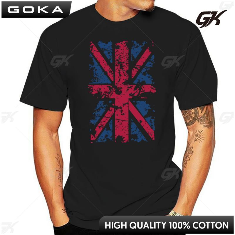 Union T Shirt Men 2025 New Fashion UK Flag Retro Design Tour T Shirt Men Plus Size Mens Summer Round Short Sleeved Tops