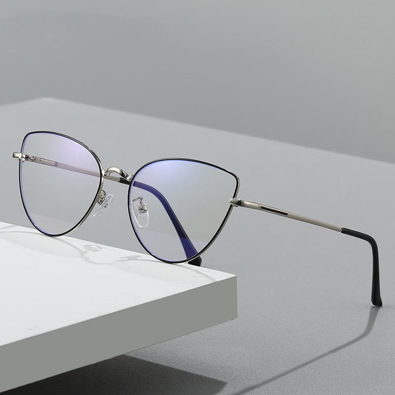 Feminino Anti Blue Light Glasses Women Cat Eye Optical Myopia Nearsighted Computer Eyewear Minus 2 3 Diopter Glasses
