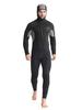SBART 5/7MM Thick Wetsuit One-Piece, Cold-Protective & Warm Diving Suit with Velvet, Jellyfish Resistant