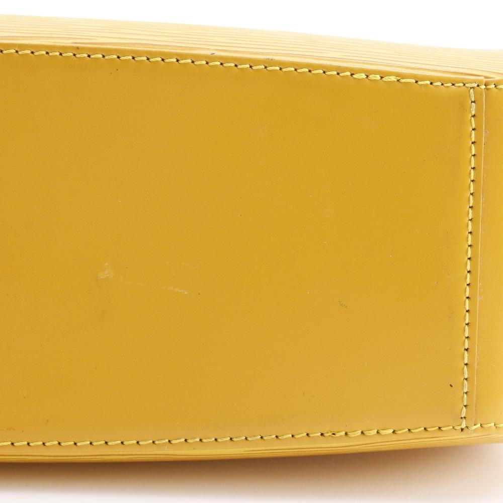 Louis Vuitton Jasmin Handbag M52089 Tassiri Yellow Yellow Epi Leather Women Used