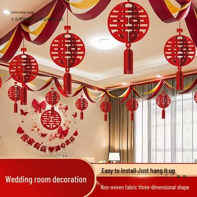 Conjunto de Decoração para Quarto de Casamento para o Novo Lar dos Noivos