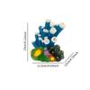 Bubble Coral Ornament Crab Tank Landscape Design Figurine Fish Decor Hermit Hideout