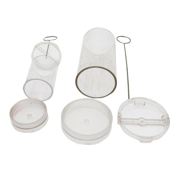 1Set Candle Mold Lightweight Cylinder Plastic Plastic Candle Mold for Paraffin