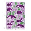 cute anteater purple floral Throw Blanket Large Fashion Sofas Sofa Decorative Throw Blankets