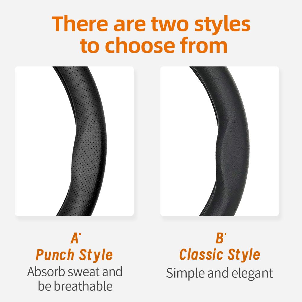 Suitable for Gwm Deepal Perforated Leather Steering Wheel Cover, Ultra-Thin and Breathable, Suitable for S05 S07 Sl03 L07 G318 S09 E07 
