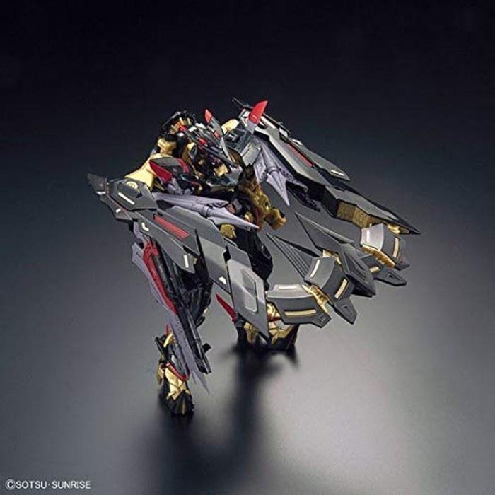 BANDAI SPIRITS HG Mobile Suit Gundam SEED ASTRAY Gundam Astray Gold Frame Amatsumina 1/144 Scale Color-Coded Plastic Model Kit, Black