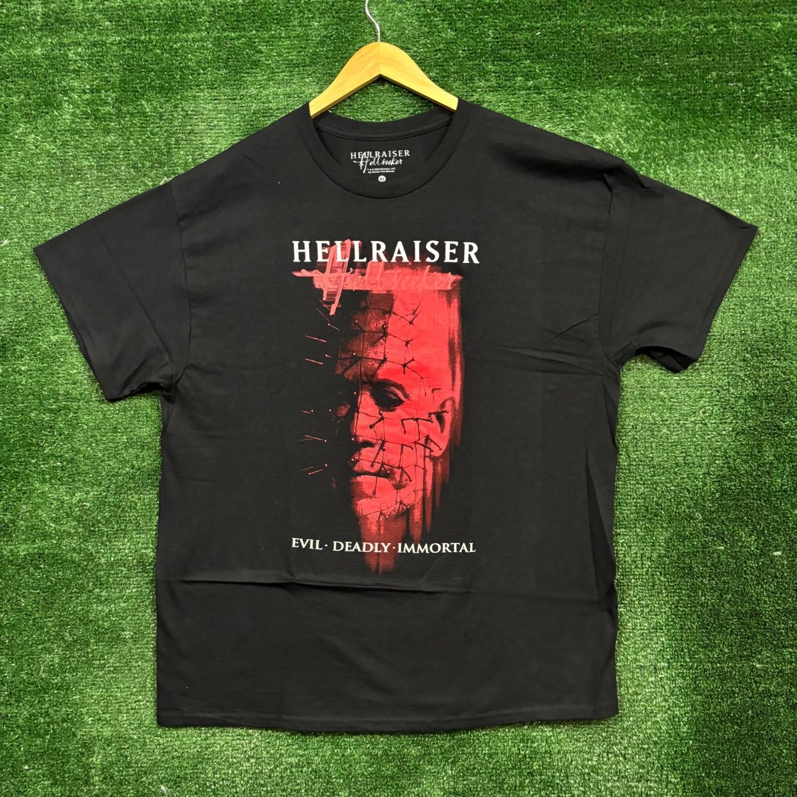 Hellraiser Hellseeker Evil Deadly Immortal Pinhead T- Size Extra Large Unisex T-Shirt XXXXL