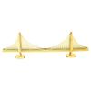 Metal earth fascinations gold golden gate bridge puzzle 3d en métal