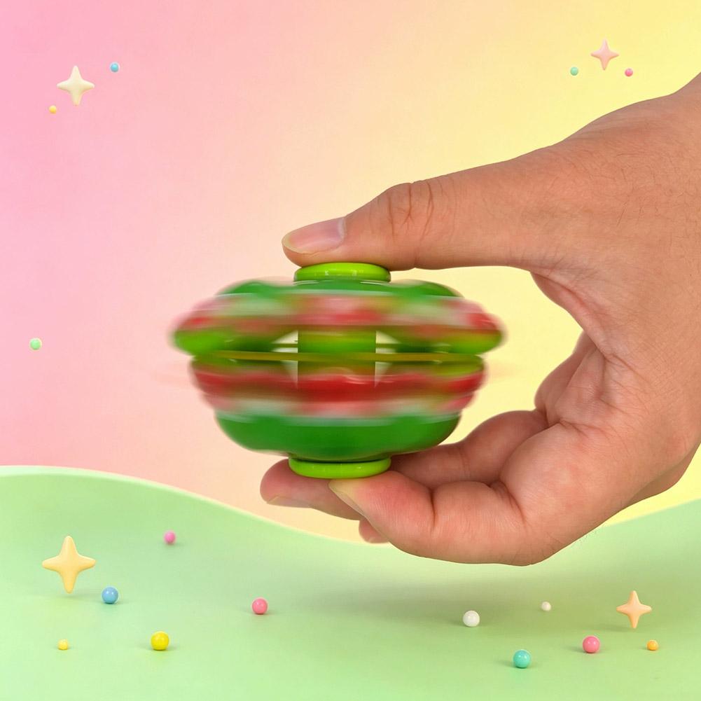 Fruit Spinning Top Magic Ball Fidget Spinner Toy Stress Relief Watermelon Lemon Gyro Puzzle Novelty Adult Gift