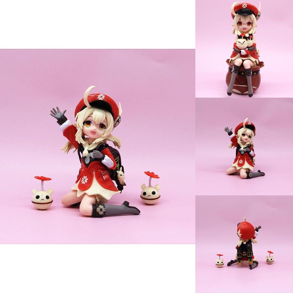 High-quality Original God Klee Spark Knight Gk Klee Sitting And Standing Game Peripheral Decorative Model 11-13cm Pvc Statue