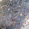 3D Christmas Nail Art Stickers With Shiny Gold Xmas Tree And Snowflake Designs Perfect For Diy Manicure Holiday Nail Decorations