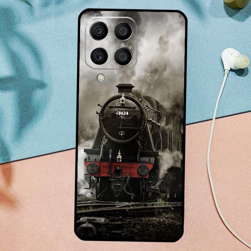 Vintage Stoomtrein Spoorweg Voor Samsung Galaxy M31 M11 M23 M12 M13 M14 M15 M35 M55 M34 M54 M33 M53 M32 M52 M06 M16 Hoesje For Samsung M16