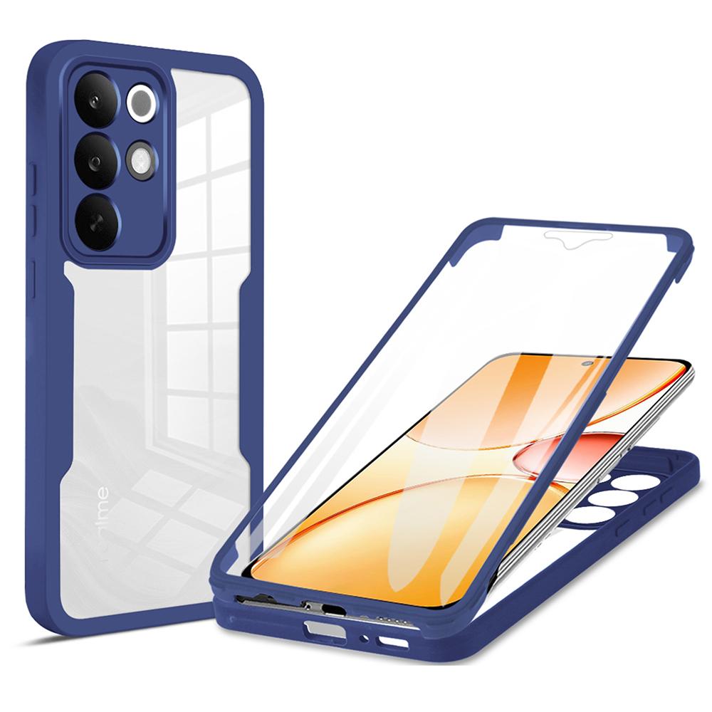 For Realme C85 Pro 4G Case Acrylic + TPU Clear Phone Cover with PET Screen Film