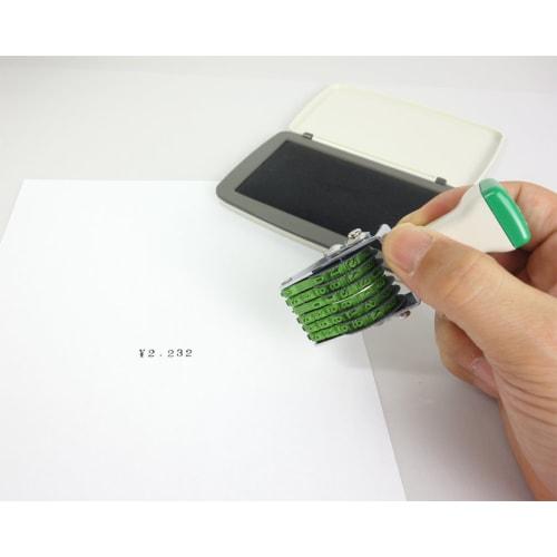 KOKUYO Stamp Rotary Stamp European Numerals Mincho Font No. 4 6 Series IS-4-6