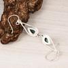 Natural Turquoise Drop Earrings 925 Silver, Pear Shape Turquoise Earrings, Handmade Gemstone Jewelry.