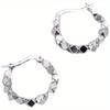 1 Pair Hoop Earrings Simple Temperament Exquisite Hot Semale Sexy Gift
