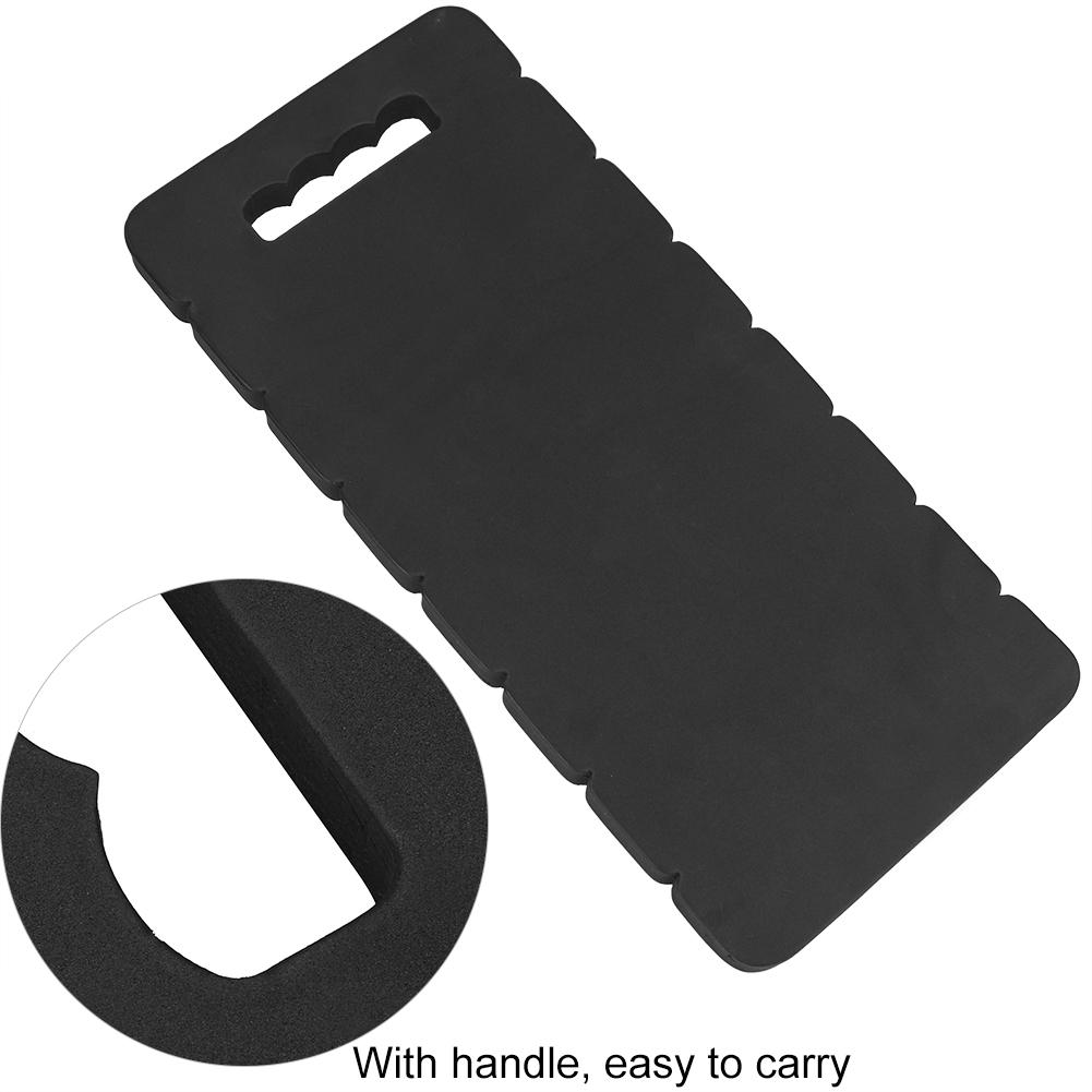 EVA Garden Kneeling Pad Knee Mat Protector with Handle for Gardening Working (Black)