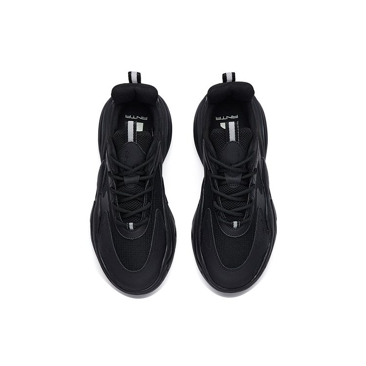 Anta Tide Worship 3.0 Mesh Breathable Low-Top Sports Casual Shoes Women Sneakers Black 122238840-2