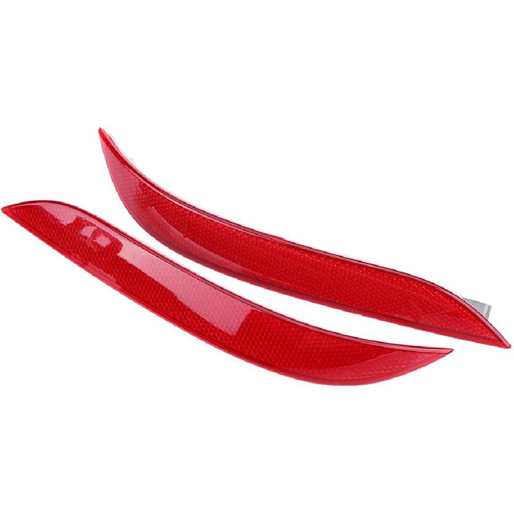 Keenso Rear Bumper Reflector, 1 Pair Left & Right Rear Bumper Reflector for 5 Series E60 2003-2007 63146915039 63146915040