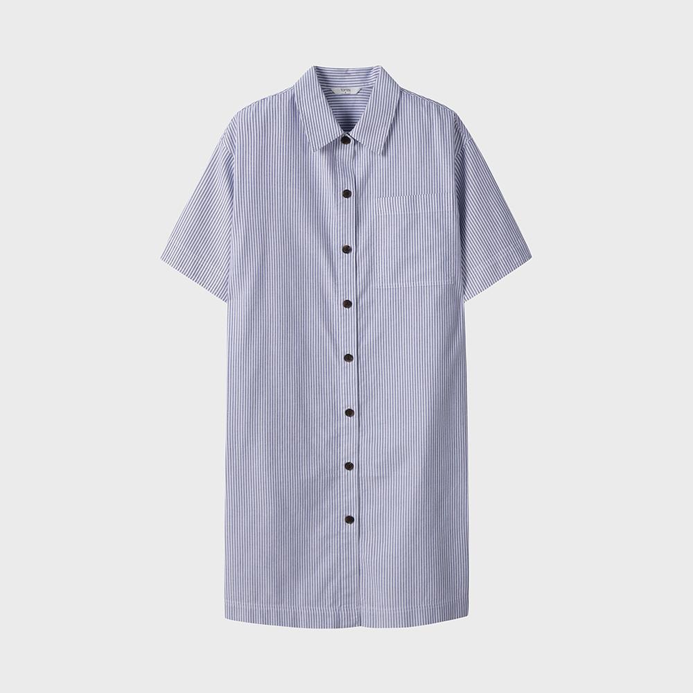 TOPTEN Women'S) Fully Open Shirt Dress_Msf2004