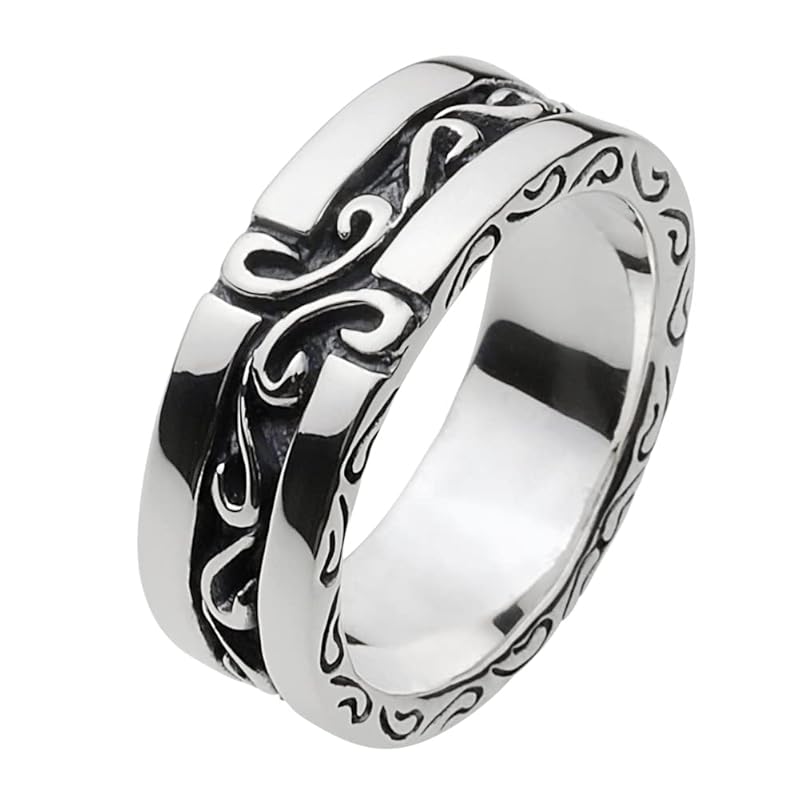 

[Figmart] arabesque cross Ring [Silver 925 silver accessories] fr0294 No. 11