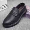 Real Cowhide New Men's Comfortable Leather Shoes Casual Breathable Leather Soft Sole Soft Surface Versatile Men's Shoes