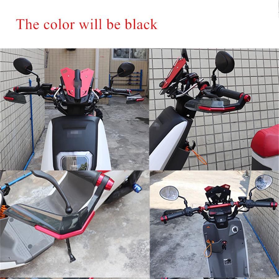 Paar ABS Motorrad Handprotektoren Motor Aluminium Winddicht Sanddicht 22mm