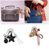Creative Leather Star and Heart Keychain Gift Ideas for Birthdays Holidays Unique Bag Ornament