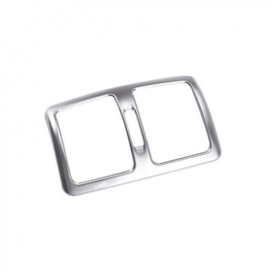 Car Inner Air Outlet Vent Cover For 09-15 Benz GLK Central Console Matte Silver