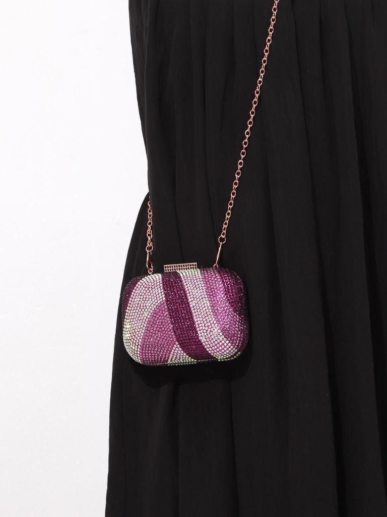 Europeisk och Amerikansk Kvällsväska för Damer med Diamanter och Kristaller för Fest och Bröllop