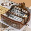 Large Capacity Pencil Case Multi-Layer Pencil Bag Stationery Pencil Bag Students Back To School Storage Bag Office Stationery