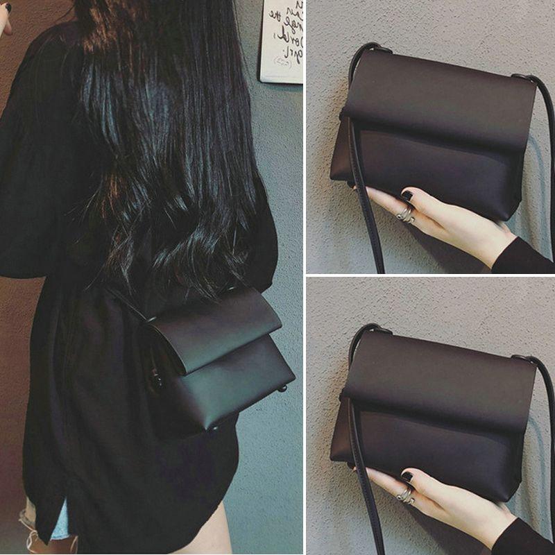 

2024 New Arrival Autumn and Winter Texture Soft Leather Niche Design Easiest for Match Fancy Shoulder Messenger Bag for Women Black
