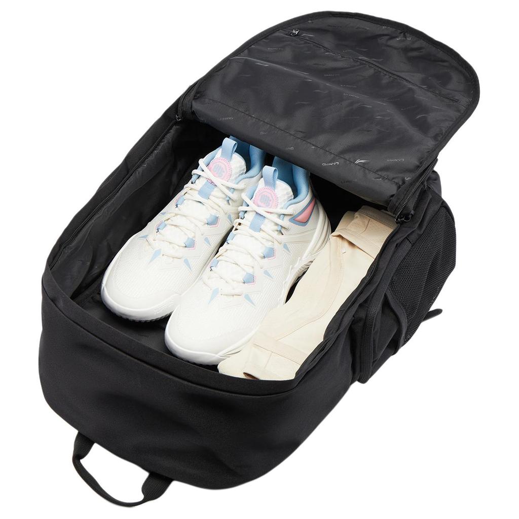 New LiNing BadFive Polyester Backpack Regular Unisex Black ABSV209-1