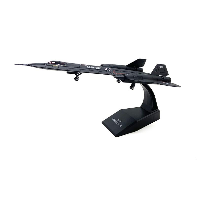 1/144 Scale US Air Force SR-71 Blackbird Reconnaissance Aircraft Alloy Model Diecast Airplane Model