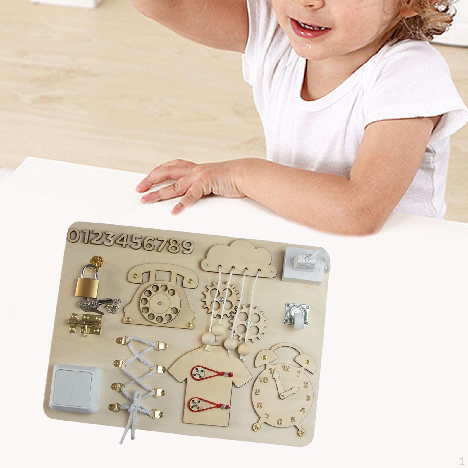 Портативная развивающая доска-активность, сенсорная, для дошкольников Style B