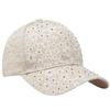 Oddychająca Czapka Baseballowa z Kwiatami Dekoracja Strass Elegancka Czapka Outdoorowa Kapelusz Przeciwsłoneczny Letnia Odzież
