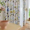 Suminoe Yukiyama V1354 Washable 100 x 135 1 Panel Curtains, Yellow, cm,