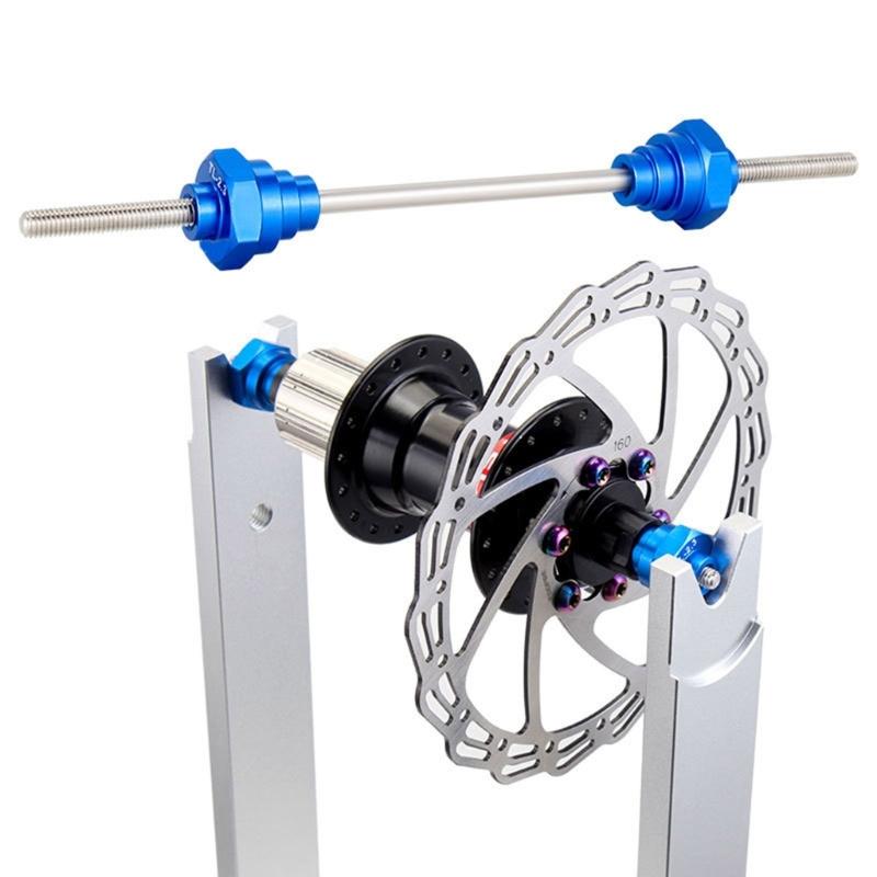 Bicycles Wheel Truing Stand Adapter Tool 12/15/20mm Thru Axles Hub Fixing Rod Bicycles Thru Axles Adaptors Hub Converter