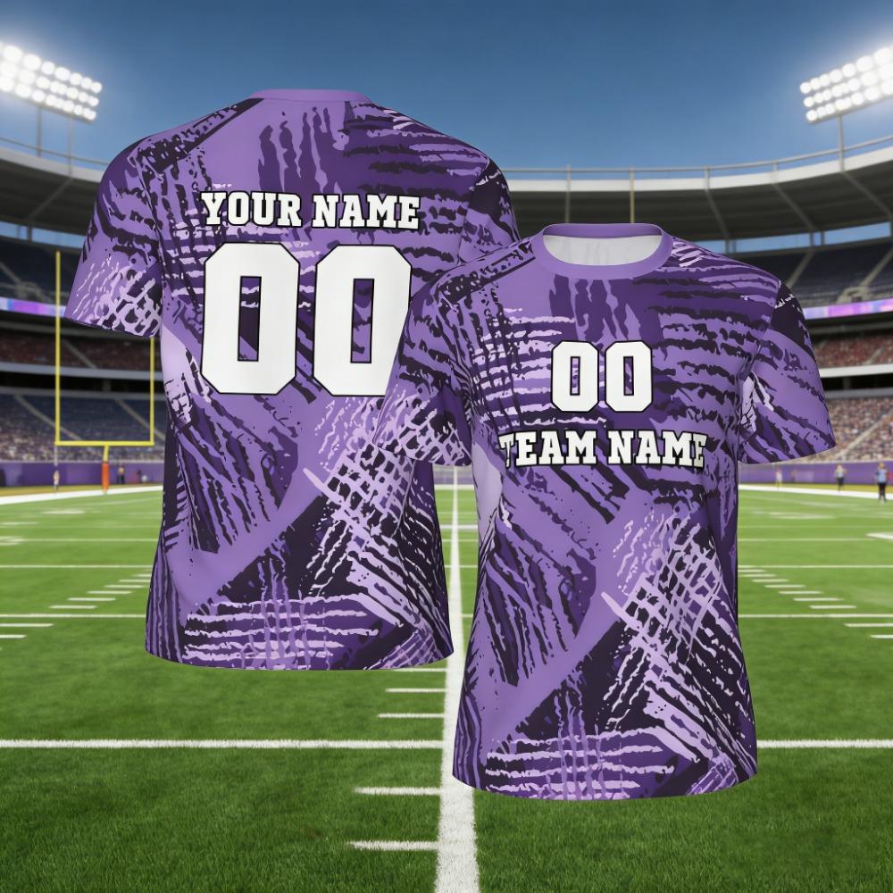 Customized Name and Number Round Neck Football Sportswear Comfortable Fit