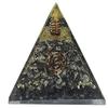 @ Orgonite Pyramid Golden Natural Healing Crystal Chakra Balancing Zr284-60%Off