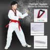 White Taekwondo Uniforms Long Sleeve Judo Dobok Fashion WTF Karate Uniform  Practice