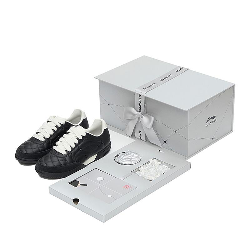 

Li Ning Настольный теннис Модный тренд Подарочная коробка Амортизация Нескользящие Износостойкие Низкие Повседневные Кроссовки Унисекс Повседневная обувь Черный AZGV165-3 36⅓